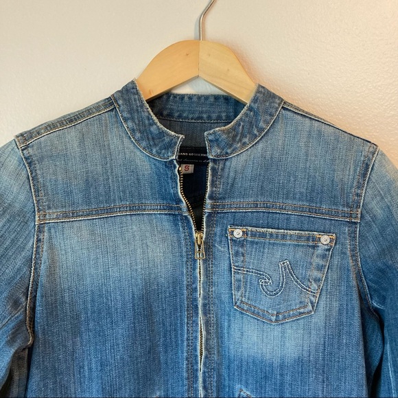 AG Adriano Goldschmied The Pilot Denim Jean Jacket - Picture 2 of 8